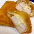 やよい・M's cooksnap of when they made 揚げない！クリームチーズと ささみ春巻き.