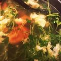Hightea1's cooksnap of when they made 簡単10分♪豆苗とトマトの中華スープ♪.