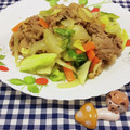 みかかめ's cooksnap of when they made 簡単　豚こま肉のカレー炒め.