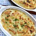 お料理ニャロメ's cooksnap of when they made 簡単！カニとポテトのグラタン.