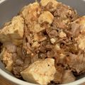 Shimay☆'s cooksnap of when they made 豚バラのスライスで肉感たっぷり！麻婆豆腐.