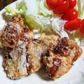 ごはん好きパンも好き's cooksnap of when they made イナダの竜田揚げ.