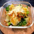 ルぴあ's cooksnap of when they made 簡単！じゃが芋とブロッコリーのチーズ焼き.