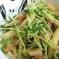 ＹUM！'s cooksnap of when they made ＊豆苗とじゃが芋のソテー＊.