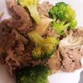 erumo11's cooksnap of when they made ダイエット！牛肉とブロッコリーと舞茸炒め.