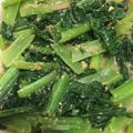 クック78R779☆'s cooksnap of when they made レンジで小松菜のピーナッツバター和え.