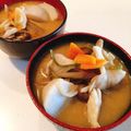 コエマクぶーちゃん's cooksnap of when they made 東北のご馳走☆芋の子汁（里芋の味噌汁）.