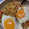クックBVWH26☆'s cooksnap of when they made 沖縄そばでなつかし給食風ヤキソバ♪.
