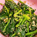 98ちゃんみ♪'s cooksnap of when they made ほうれん草のごま和え.