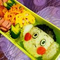 たにたーに's cooksnap of when they made ドラゴンボール☆チャオズのキャラ弁.