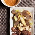 クックEPLZ0O☆'s cooksnap of when they made 簡単◎辛味噌と豚かしらの東松山風やきとり.