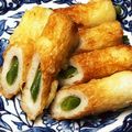やえまりも's cooksnap of when they made ちくわの穴にインゲン詰めて天ぷらにしたの.