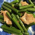 クックVAB60J☆'s cooksnap of when they made ピリッと辛い！にんにくの芽と豚肉炒め.