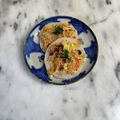 ナピト's cooksnap of when they made れんこんのカニカマのせ.