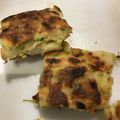 ずぼら新米主婦's cooksnap of when they made 納豆うどんお焼き☆離乳食後期、完了期にも.