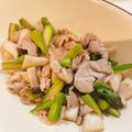 ふーま161513's cooksnap of when they made 牛肉アスパラエリンギ炒め.