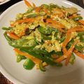 みみず◎'s cooksnap of when they made 人参ピーマン油揚げのきんぴら.