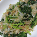 ナーちゃん's cooksnap of when they made ほうれん草と新玉ねぎのおかか和え.