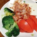 あんまかろん☆'s cooksnap of when they made お豆腐とトマトのごまおかかサラダ。.