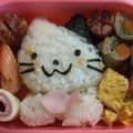 かとみてぃん's cooksnap of when they made キャラ弁☆ネコちゃん弁当.