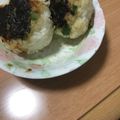 黄金の輝き亭's cooksnap of when they made ネギ味噌焼きおにぎり.