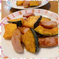 nakamucchi's cooksnap of when they made 簡単☆かぼちゃとウインナー炒め.