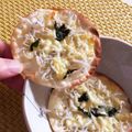 クックMF47PP☆'s cooksnap of when they made 餃子の皮で超簡単しらすピザ.