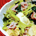 すいーぷりん's cooksnap of when they made ＊しろな(小松菜）と厚揚げの旨煮＊.