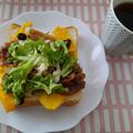 akoreana's cooksnap of when they made ベーコンエッグトースト.