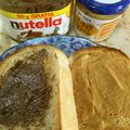 TeaMuffin's cooksnap of when they made ヌテラとピーナッツバターのサンドイッチ.