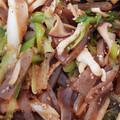 ♡Catherine's cooksnap of when they made コンニャクと長ネギとエリンギのきんぴら.