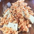 halley's cooksnap of when they made SFBC(鮭フレークベビーチーズ).