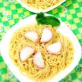 ふうはっちゃん's cooksnap of when they made 和風☆かまぼこバター☆スパゲッティー.
