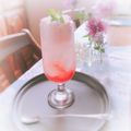 ウマし's cooksnap of when they made 手作り苺シロップ使用☆苺のクリームソーダ.