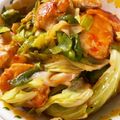 あるちゅん's cooksnap of when they made 野菜と鶏むね肉濃厚ピリ辛炒め.
