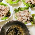 もちっこ橙色's cooksnap of when they made 冷しゃぶのたれ☆黒蜜ごま醤油.