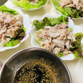 もちっこ橙色's cooksnap of when they made 冷しゃぶのたれ☆黒蜜ごま醤油.