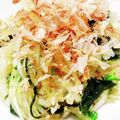 こむぎぱくぱく's cooksnap of when they made 簡単ポン酢で頂く＊大根わかめ貝割れサラダ.