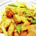 こむぎぱくぱく's cooksnap of when they made 春野菜と鶏肉のピリ辛味噌炒め.