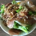 Yokchina's cooksnap of when they made 茂サラダ 鰹節とお醤油のドレッシング.