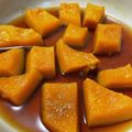 sayumy's cooksnap of when they made これぞ黄金比☆簡単なカボチャの煮物.