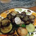 古賀竜一's cooksnap of when they made 茄子とズッキーニのアンチョビソテー.