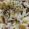 クックるん☆戦隊's cooksnap of when they made かんたん！牛乳で作るカルボナーラ☆.