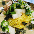 クックJ61QZ8☆'s cooksnap of when they made おくらととろろの和風スパ★.