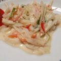 あきつま（杏花☆）'s cooksnap of when they made 水菜と大根の明太マヨサラダ.