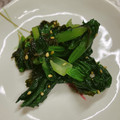 たぬとん's cooksnap of when they made 簡単！小松菜とのりのわさび和え.