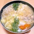 ステルトミチル's cooksnap of when they made スープが絶品！味噌ラーメン風、鶏味噌鍋！.