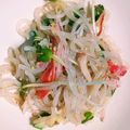 マーたん's cooksnap of when they made 白滝ともやしの中華風サラダ.