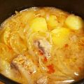 kazunaring's cooksnap of when they made ☆簡単にウマい！韓国カムジャタン鍋☆.