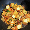ゆか☆ぴ's cooksnap of when they made ★彩り野菜と挽肉と厚揚げのカレー炒め★.